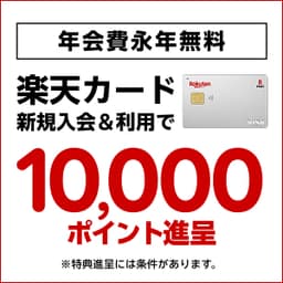 【明日まで1.6倍還元】楽天カード（最短10日付与）